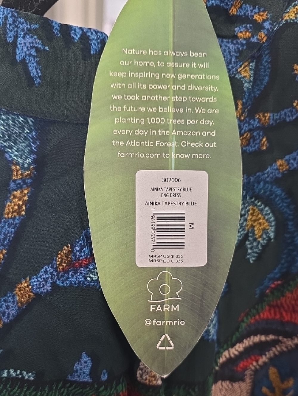 NWT FARM RIO | $335 Ainika Tapestry Tiered Maxi Dress - Picture 9 of 9